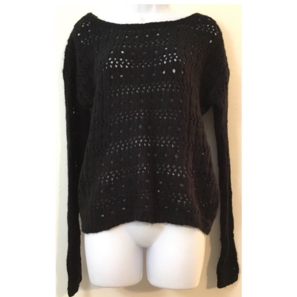 Aeropostale Sweaters - SALE 🔥 Aeropostale Cable Knit Sweater Top Black